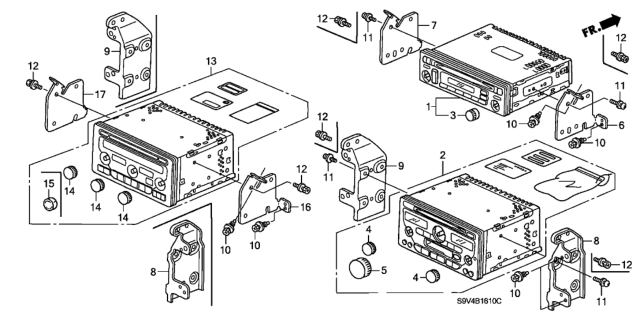 2006 Honda Pilot Auto Radio Diagram