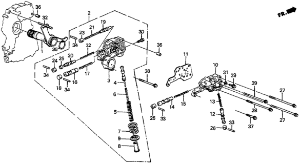 1987 Honda Prelude AT Regulator Diagram