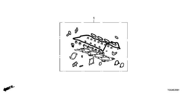 2020 Honda Civic Gasket Kit Diagram