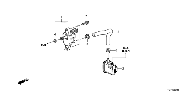 2016 Honda Pilot Purge Control Solenoid Valve Diagram