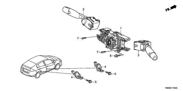 2014 Honda Insight Combination Switch Diagram