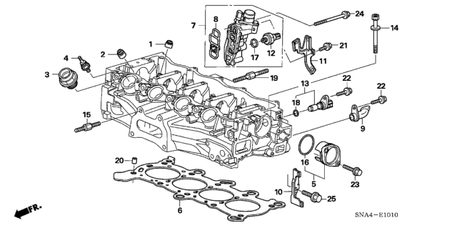 2006 Honda Civic Spool Valve (1.8L) Diagram