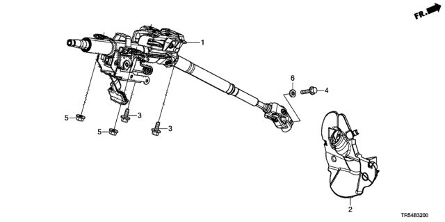 2012 Honda Civic Steering Column Diagram