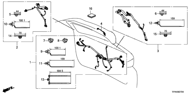 2021 Honda CR-V Hybrid Wire Harness Diagram 5