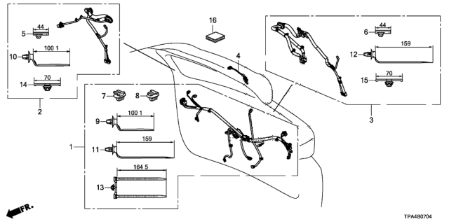 2021 Honda CR-V Hybrid 5 Door EXL (HYBRID) KA CVT Wire Harness Diagram 5