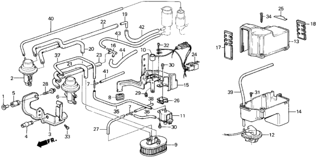 1986 Honda Civic Cover (Lower) Diagram for 36202-PE1-712