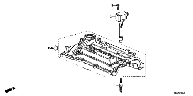 2019 Honda CR-V Plug Top Coil (1.5L) Diagram