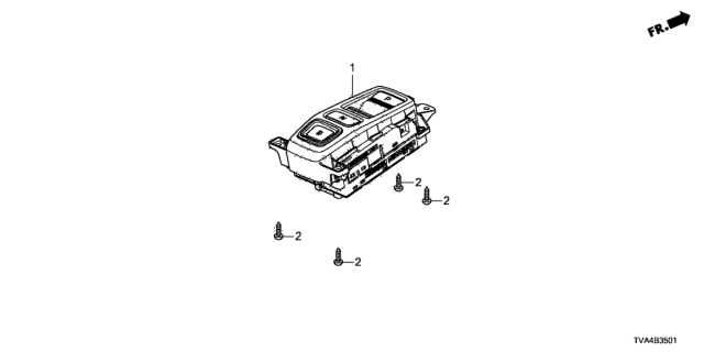 2020 Honda Accord 4 Door 20SPT KA XAT Select Switch Diagram