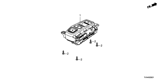 2020 Honda Accord Switch Assy., Select (Rewritable) Diagram for 54000-TVC-L91