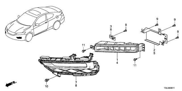 2016 Honda Accord Foglight Diagram