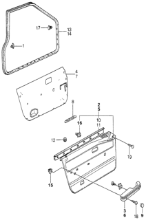 1981 Honda Accord Screw, Tapping (6X16) Diagram for 93901-16210