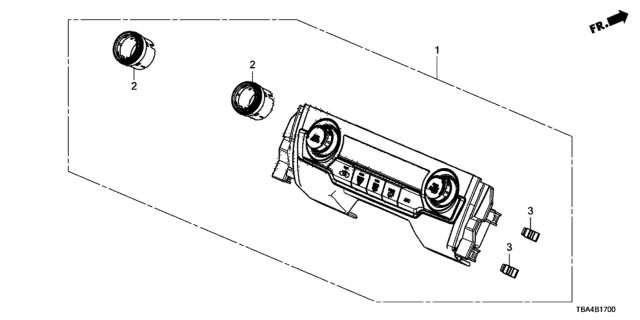 2016 Honda Civic Auto Air Conditioner Control Diagram