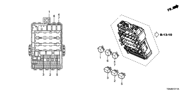 2016 Honda CR-V Control Unit (Cabin) Diagram 2