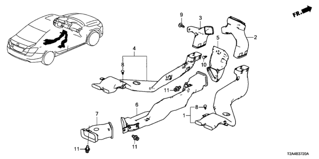 2013 Honda Accord Duct Diagram