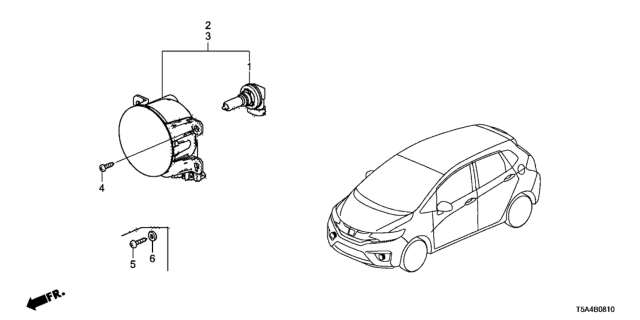 2016 Honda Fit Foglight Diagram