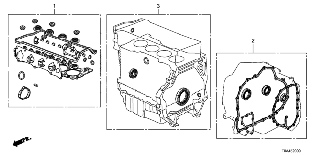 2013 Honda CR-V Gasket Kit Diagram