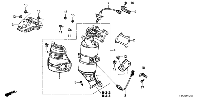 2018 Honda Civic Converter Diagram