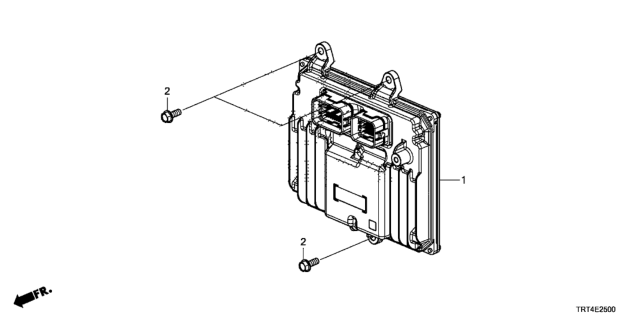 2020 Honda Clarity Fuel Cell CONTROL MODULE Diagram for 3K200-5WM-A52