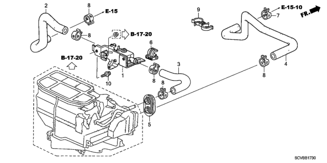 2011 Honda Element Water Valve Diagram