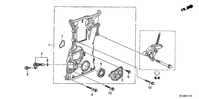 2011 Honda Element Chain Case Diagram