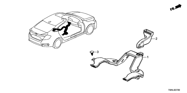 2020 Honda Civic Duct Diagram