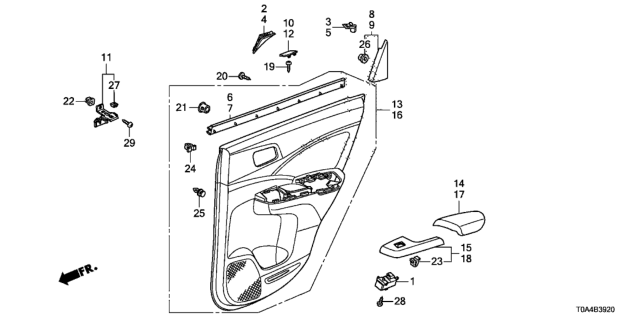 2014 Honda CR-V Base Comp*NH781L* Diagram for 83702-T0A-A01ZD