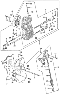 1982 Honda Accord Valve, Orifice Control Diagram for 27417-PA9-010
