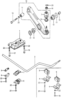 1980 Honda Prelude Bolt, Hex. (10X105) Diagram for 92200-10105-0A