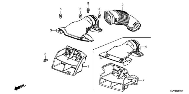 2015 Honda Fit Separator, Splash Diagram for 17249-5R0-000