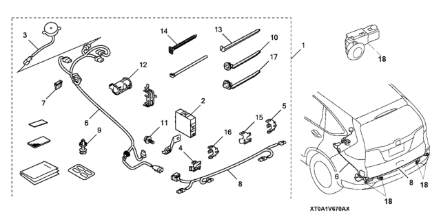 2016 Honda CR-V FUSE (2A) Diagram for 08Z86-020-200M1