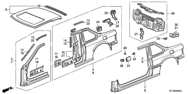 1988 Honda Prelude Adapter, Fuel Cap Diagram for 63915-SF1-A00ZZ