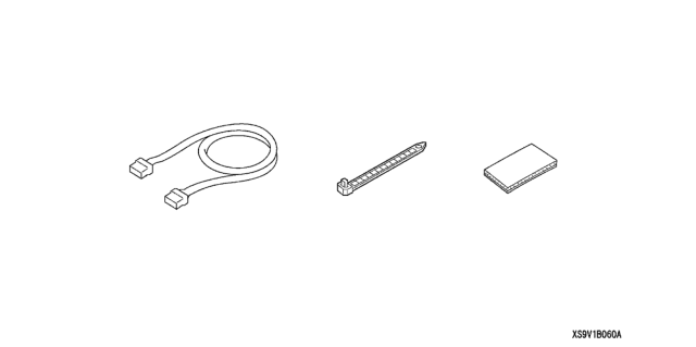 2007 Honda Pilot 5 Door LX (2WD) KA 5AT Cassette Player Attachment Diagram