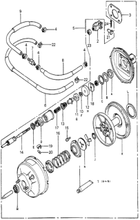 1979 Honda Prelude Spring, Lock Diagram for 46444-692-003