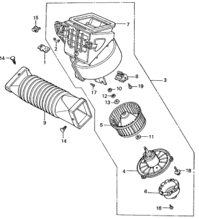 1981 Honda Civic Heater Blower Diagram