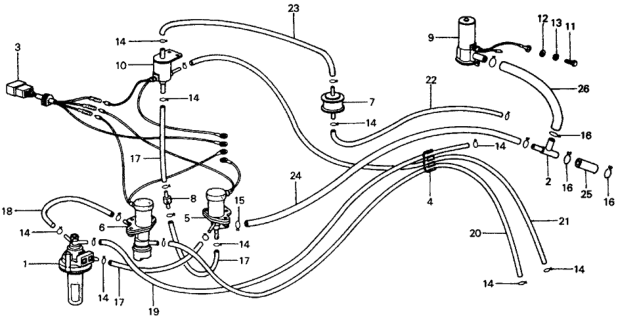 1976 Honda Civic Valve, Spark Delay Diagram for 36140-657-670