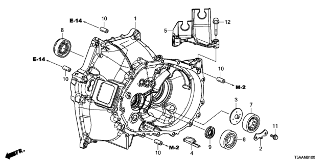 2020 Honda Fit Plate, Needle Set Diagram for 21101-RPL-010