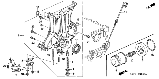 2005 Honda Insight Bolt, Flange (6X38) Diagram for 95701-06038-00