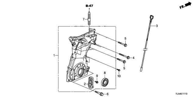 2021 Honda CR-V Chain Case Diagram