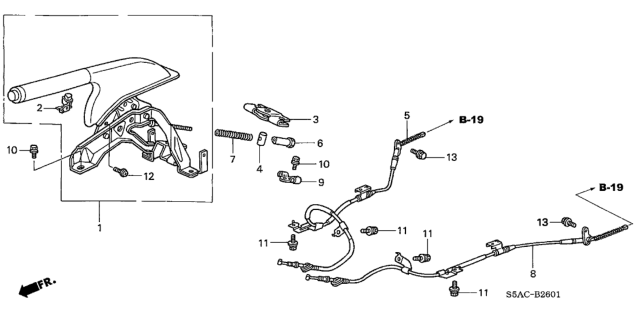 2005 Honda Civic Parking Brake Diagram 2