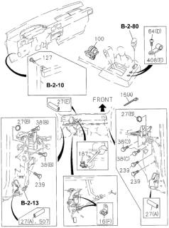 1995 Honda Passport Clip, Harness (Id=8) Diagram for 5-09700-275-0