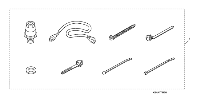 2013 Honda Crosstour 5 Door EXL (4WD) KA 6AT Engine Block Heater (V6) Diagram