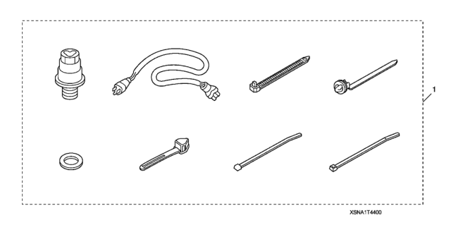 2010 Honda Crosstour Engine Block Heater (V6) Diagram