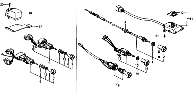 1977 Honda Civic Switch Diagram 1