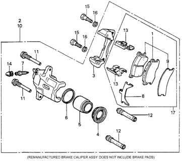 1979 Honda Prelude Front Brake Diagram