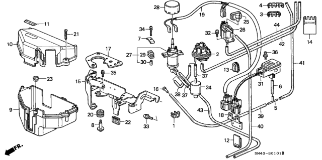 1991 Honda Accord Control Box Diagram