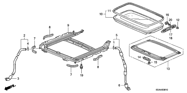 2007 Honda Accord Sliding Roof Diagram