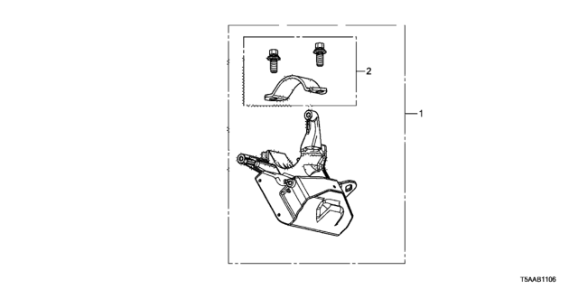 2019 Honda Fit Key Cylinder Components (Smart) Diagram