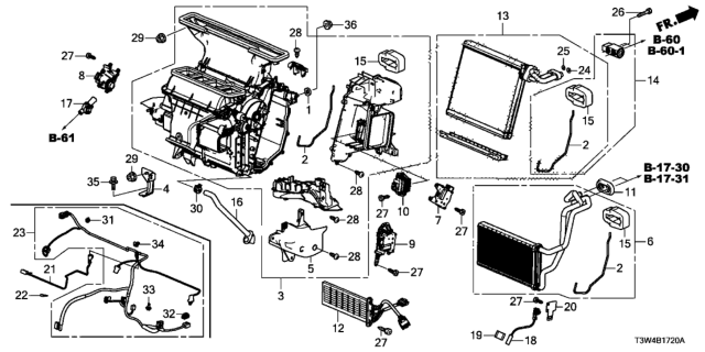 2014 Honda Accord Hybrid Motor Assembly, Air Mix (Driver Side) Diagram for 79160-TX6-A41