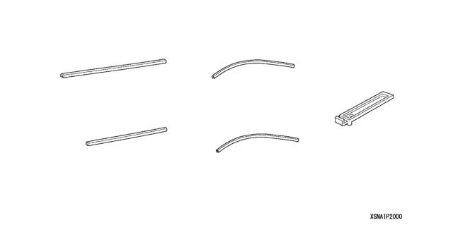 2011 Honda Civic Door Edge Guard Diagram