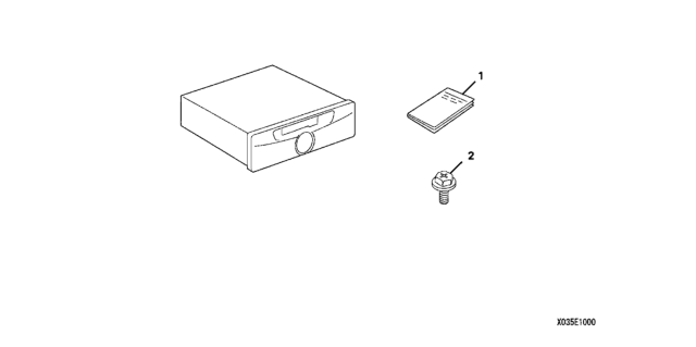 2003 Honda Element Cassette Player Diagram